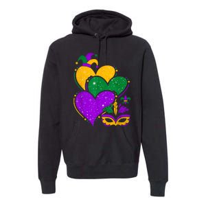 Laissez Les Bon Temps Rouler Happy Mardi Gras Fat Tuesday Premium Hoodie