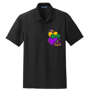 Laissez Les Bon Temps Rouler Happy Mardi Gras Fat Tuesday Dry Zone Grid Polo