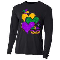 Laissez Les Bon Temps Rouler Happy Mardi Gras Fat Tuesday Cooling Performance Long Sleeve Crew