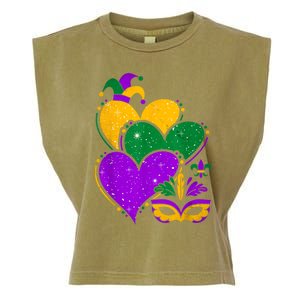 Laissez Les Bon Temps Rouler Happy Mardi Gras Fat Tuesday Garment-Dyed Women's Muscle Tee