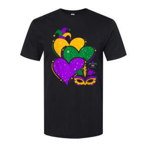 Laissez Les Bon Temps Rouler Happy Mardi Gras Fat Tuesday Softstyle CVC T-Shirt