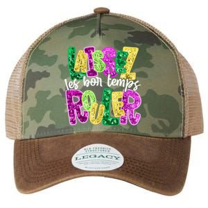 Laissez Les Bon Temps Rouler Happy Mardi Gras Fat Tuesday Legacy Tie Dye Trucker Hat