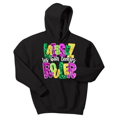 Laissez Les Bon Temps Rouler Happy Mardi Gras Fat Tuesday Kids Hoodie