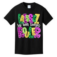 Laissez Les Bon Temps Rouler Happy Mardi Gras Fat Tuesday Kids T-Shirt