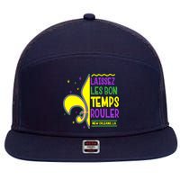 Laissez Les Bon Temps Rouler Let The Good Times Roll 7 Panel Mesh Trucker Snapback Hat