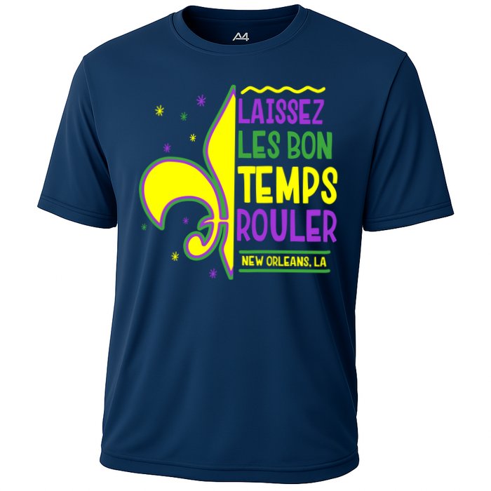 Laissez Les Bon Temps Rouler Let The Good Times Roll Cooling Performance Crew T-Shirt