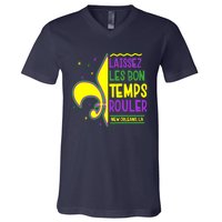 Laissez Les Bon Temps Rouler Let The Good Times Roll V-Neck T-Shirt