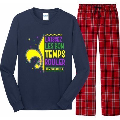 Laissez Les Bon Temps Rouler Let The Good Times Roll Long Sleeve Pajama Set