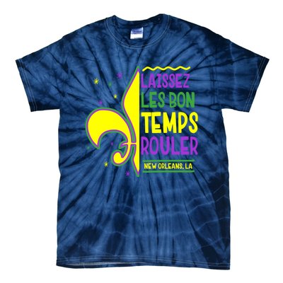 Laissez Les Bon Temps Rouler Let The Good Times Roll Tie-Dye T-Shirt