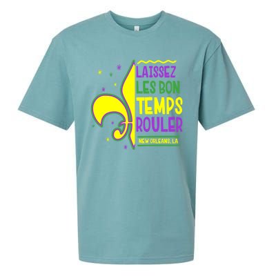 Laissez Les Bon Temps Rouler Let The Good Times Roll Sueded Cloud Jersey T-Shirt