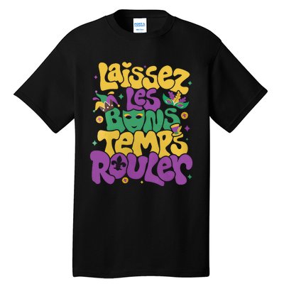 Laissez Les Bons Temps Rouler Mardi Gras Tall T-Shirt