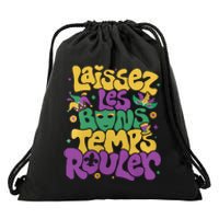 Laissez Les Bons Temps Rouler Mardi Gras Drawstring Bag