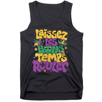 Laissez Les Bons Temps Rouler Mardi Gras Tank Top