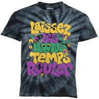 Laissez Les Bons Temps Rouler Mardi Gras Kids Tie-Dye T-Shirt