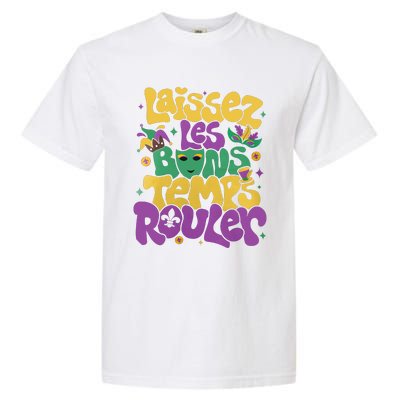 Laissez Les Bons Temps Rouler Mardi Gras Garment-Dyed Heavyweight T-Shirt