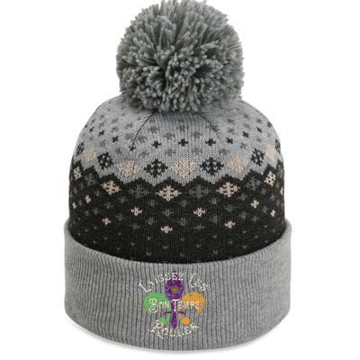 Laissez Les Bon Temps Rouler Mardi Gras 2024 Fleur De Lis The Baniff Cuffed Pom Beanie