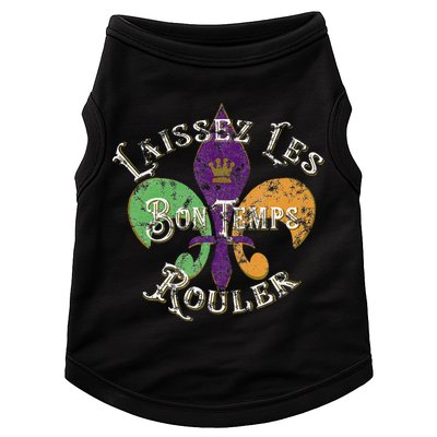Laissez Les Bon Temps Rouler Mardi Gras 2024 Fleur De Lis Doggie Tank