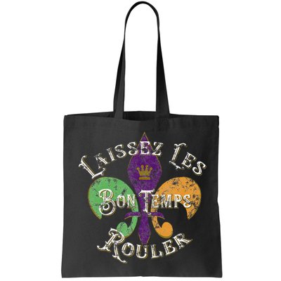 Laissez Les Bon Temps Rouler Mardi Gras 2024 Fleur De Lis Bag