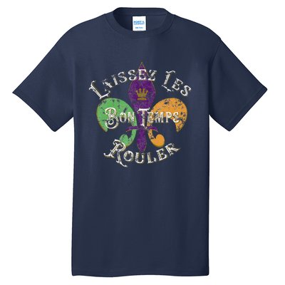 Laissez Les Bon Temps Rouler Mardi Gras 2024 Fleur De Lis Tall T-Shirt