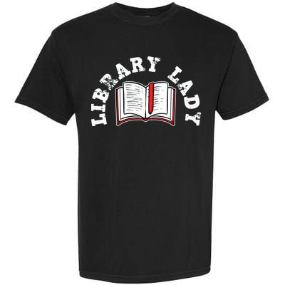 Library Librarian Bookworm Reading Books Garment-Dyed Heavyweight T-Shirt