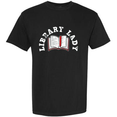 Library Librarian Bookworm Reading Books Garment-Dyed Heavyweight T-Shirt