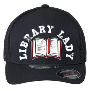 Library Librarian Bookworm Reading Books Flexfit Unipanel Trucker Cap