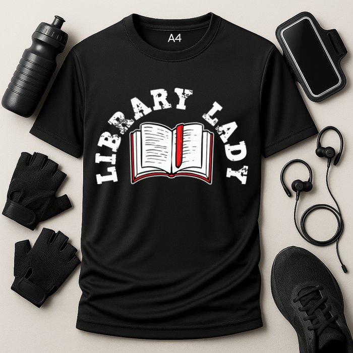Library Librarian Bookworm Reading Books Performance Shirt