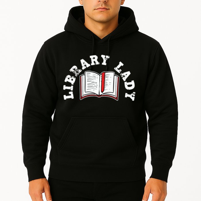 Library Librarian Bookworm Reading Books Hoodie