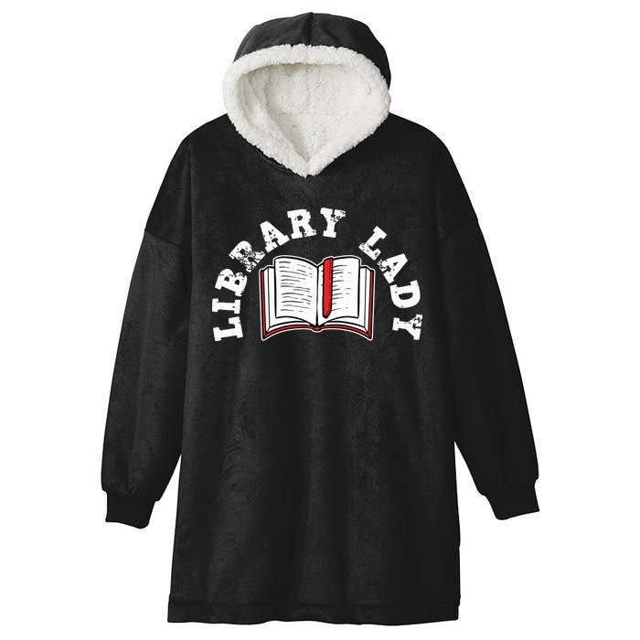 Library Librarian Bookworm Reading Books Hooded Wearable Blanket
