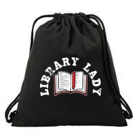 Library Librarian Bookworm Reading Books Drawstring Bag
