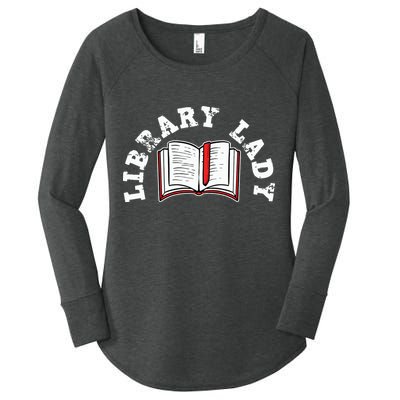 Library Librarian Bookworm Reading Books Women's Perfect Tri Tunic Long Sleeve Shirt