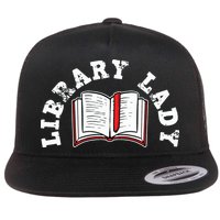 Library Librarian Bookworm Reading Books Flatbill Hat