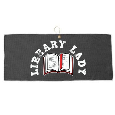 Library Librarian Bookworm Reading Books Large Microfiber Waffle Golf Towel