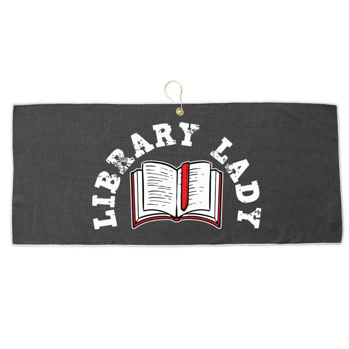 Library Librarian Bookworm Reading Books Large Microfiber Waffle Golf Towel