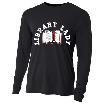 Library Librarian Bookworm Reading Books Cooling Performance Long Sleeve Crew