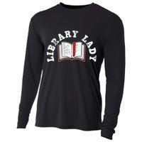 Library Librarian Bookworm Reading Books Cooling Performance Long Sleeve Crew