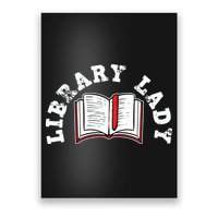 Library Librarian Bookworm Reading Books Poster