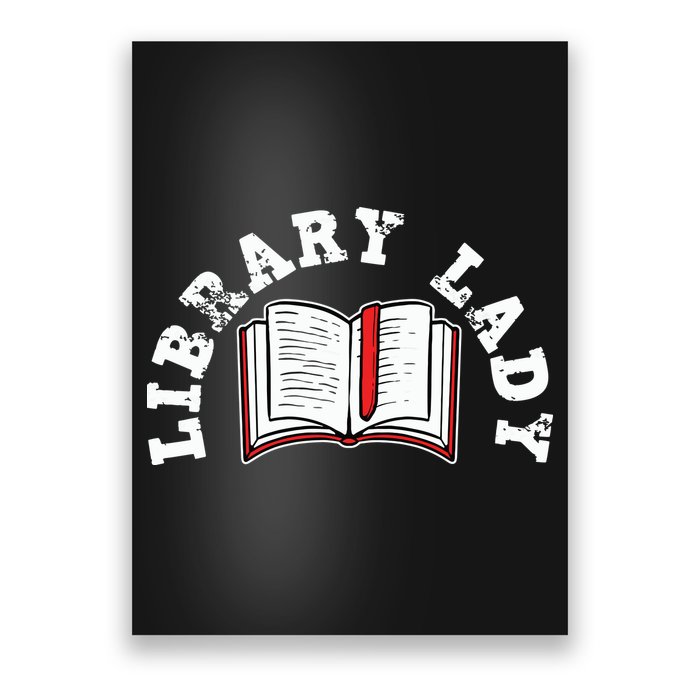 Library Librarian Bookworm Reading Books Poster