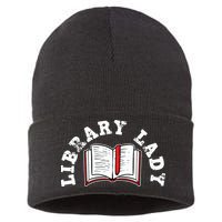 Library Librarian Bookworm Reading Books Sustainable Knit Beanie