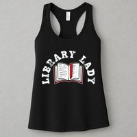 Library Librarian Bookworm Reading Books Womens Tank Top