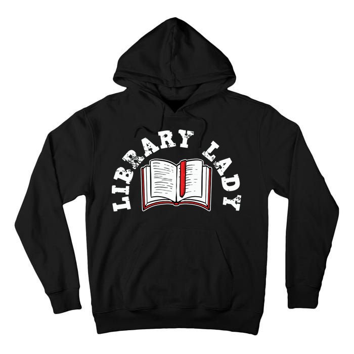 Library Librarian Bookworm Reading Books Tall Hoodie