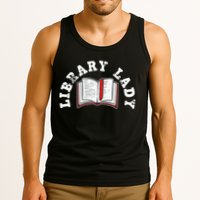 Library Librarian Bookworm Reading Books Tank Top