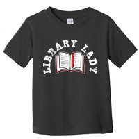 Library Librarian Bookworm Reading Books Toddler T-Shirt