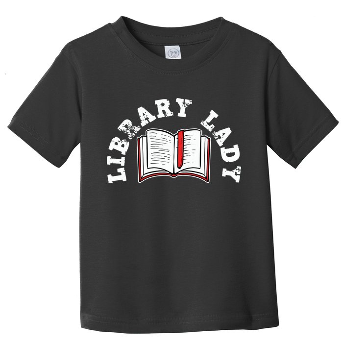 Library Librarian Bookworm Reading Books Toddler T-Shirt