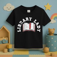 Library Librarian Bookworm Reading Books Toddler T-Shirt