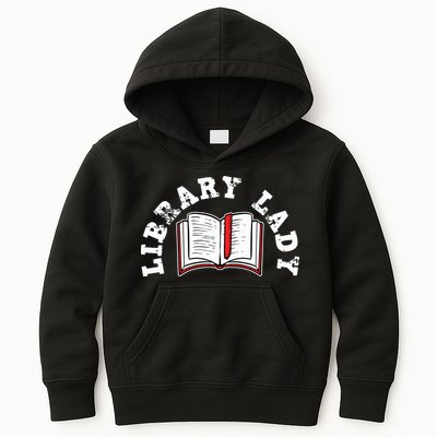 Library Librarian Bookworm Reading Books Kids Hoodie