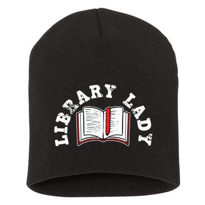 Library Librarian Bookworm Reading Books Short Acrylic Beanie