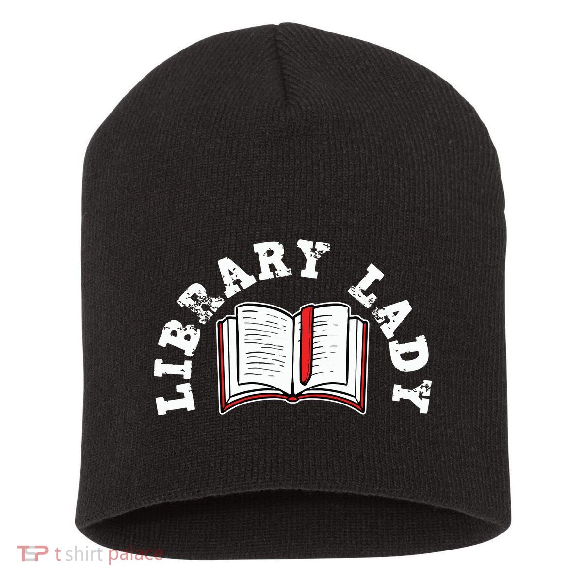 Library Librarian Bookworm Reading Books Short Acrylic Beanie