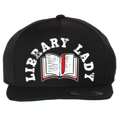 Library Librarian Bookworm Reading Books Wool Snapback Cap