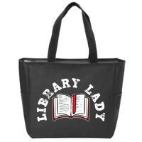 Library Librarian Bookworm Reading Books Zip Tote Bag
